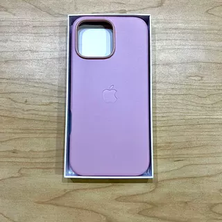 Case Diseño Cuero Magsafe Lila Iphone 16pro