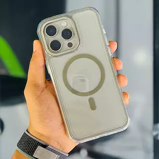 Case 360 Magsafe Antishok Borde Gris Iphone 13pro+