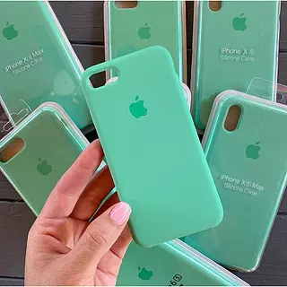Silicon Case Verde Menta Iphone Xr