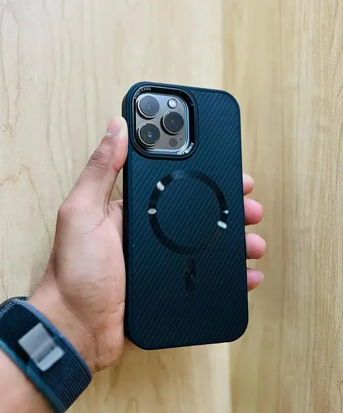 Case Magsafe Antishok Negro Iphone 16pro+