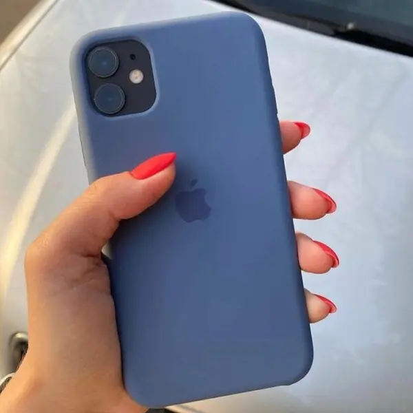 Silicon Case Azul Iphone 15pro+