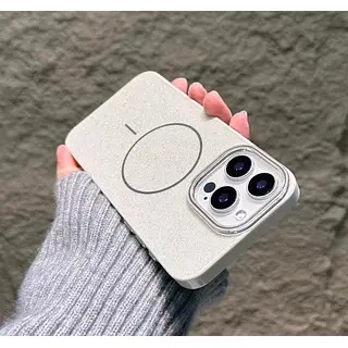 Case Magsafe Antishok Brillante Blanco Iphone 16pro