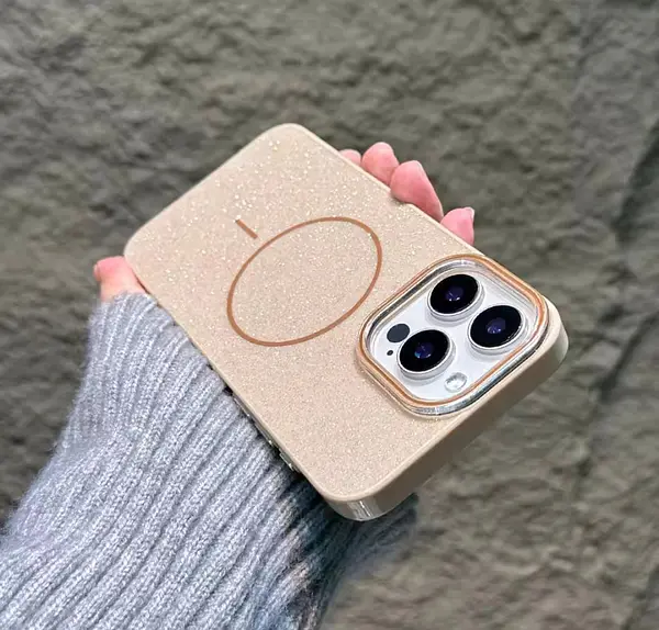 Case Magsafe Antishok Brillante Cafe Iphone 16