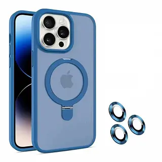 Case Magsafe Morado Mate Soporte Iphone 12