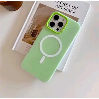 Case Verde Antishok Magsafe Mate Iphone 16pro+