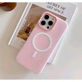 Case Rosado Antishok Magsafe Mate Iphone 16pro+