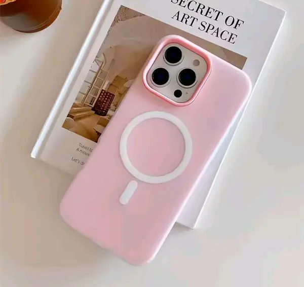 Case Rosado Antishok Magsafe Mate Iphone 14pro+