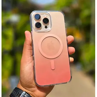 Case Transparente Degrade Cafe Magsafe Iphone 14pro+