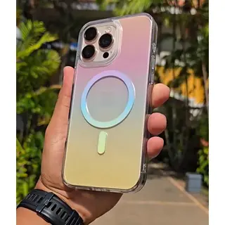 Case Transparente Degrade Tricolor Magsafe Iphone 11