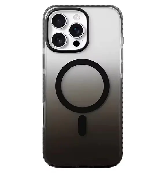 Case Borde Negro Mate Magsafe Iphone 15pro+