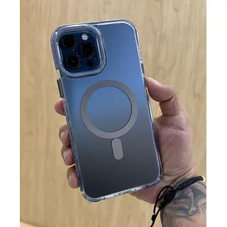 Case Borde Gris Mate Magsafe Iphone 15pro+