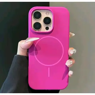 Silicon Case Magsafe Fucsia Iphone 16