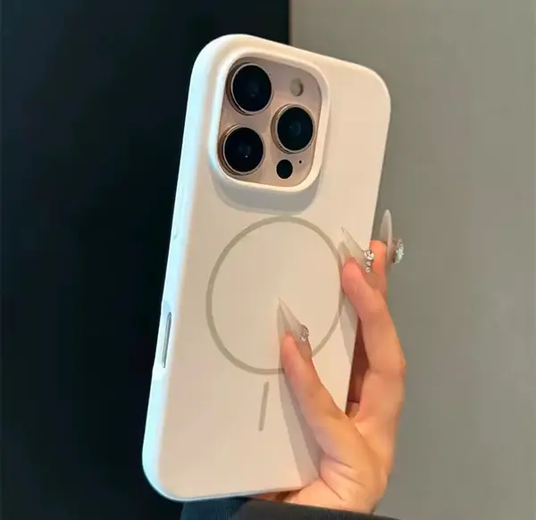 Silicon Case Magsafe Blanco Iphone 13