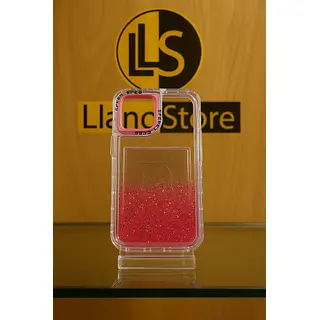 Case Transparente 360° Escarcha Rosado Iphone 16pro